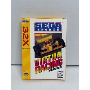 Virtua Racing Deluxe Sega Genesis 32X 84601 CIB Box Manual Cartridge 1994